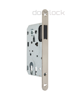 Замок дверной магнитный  Doorlock DL441M/С/50/85/18/SN, цилиндровый, матовый никель