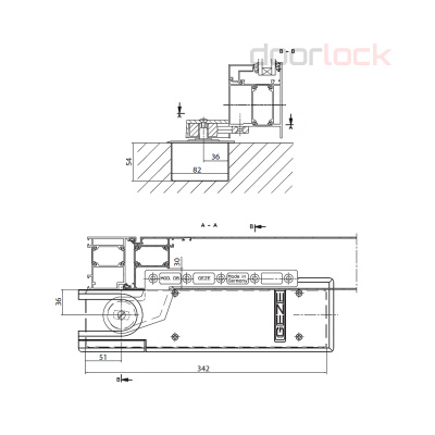 Доводчик GEZE TS550 NV