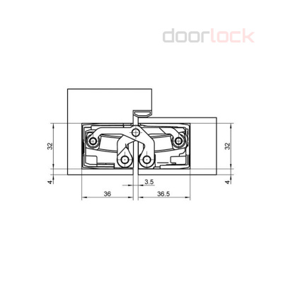 Дверная петля SIMONSWERK Tectus TE 640 3D F1