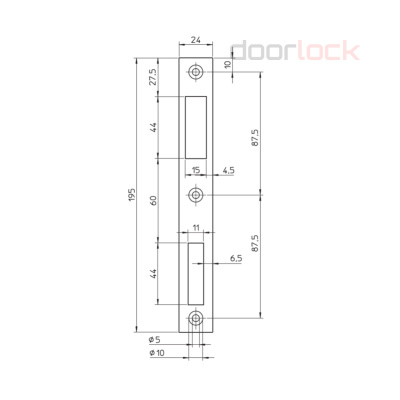 Запорная планка NEMEF P9500/12 ZN
