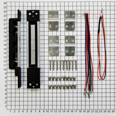Замок электромагнитный сдвиговый DOORLOCK EMS-120, DC12/24В, усилие удержания 1200кгс