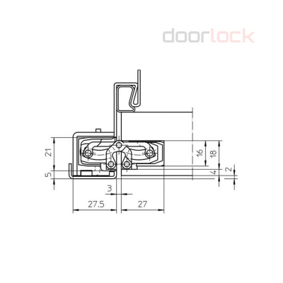 Петля скрытая SIMONSWERK Tectus TE 240N 3D F1