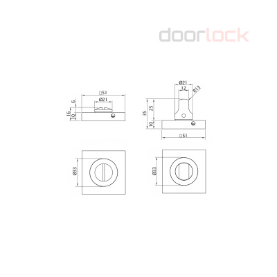 Поворотная кнопка DL M08/SY